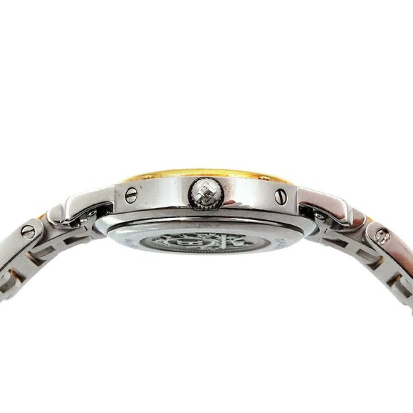 Hermes Clipper Combi CL4 220 Ladies Watch Date White Quartz - Picture 5 of 6